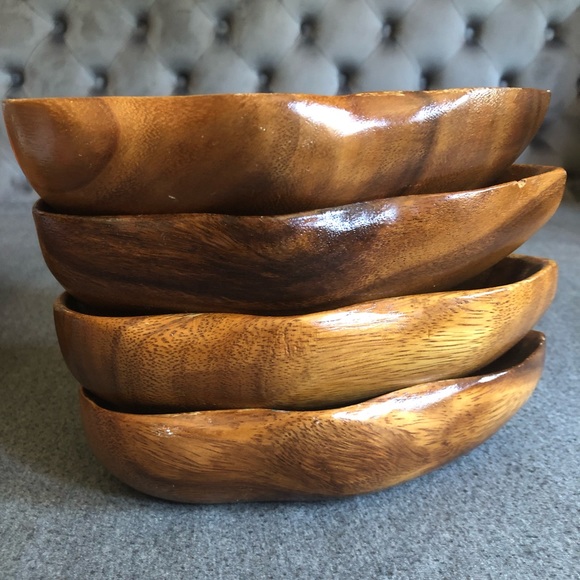 House of Monkeypod Serving Set Made in Hawaii - Picture 9 of 16